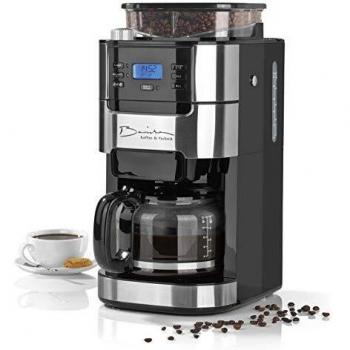 Cafetière Barista en inox avec broyeur