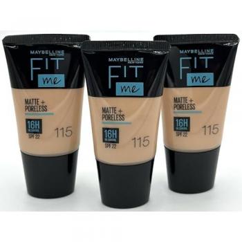 Maybelline Fit Me Matte & Poreless Foundation 115 Ivory