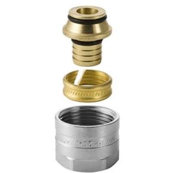 Mepla‑Union Geberit Ø 20 mm, G 3/4 – Messing, Eurokonus‑Kompatibel