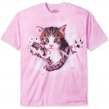 Unisex Mountain Adult Chicken Tee, Rosa – Größe M