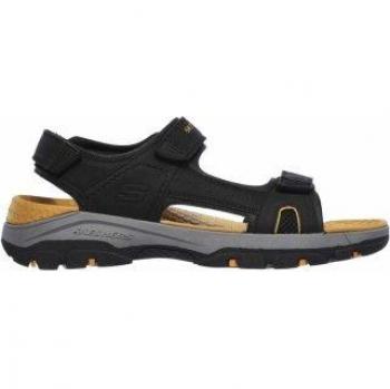 Skechers Sandales Treshmen Hirano – Noir – Modèle 94483 – Semelle Gomme