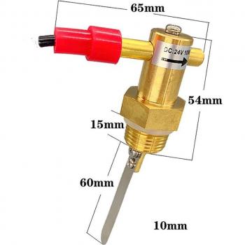 Sensor de flujo de agua para tuberías de 1/2, 3/4 y 1 pulgada