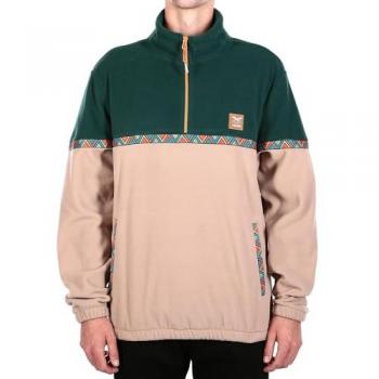 Monte Noe Troyer Iride Daily Felpa Verde con Zip e Cappuccio