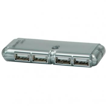 Value USB 2.0 Multiport-Hub für Laptops mit Netzteil