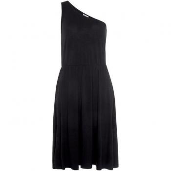 Elegantes One-Shoulder-Kleid in Schwarz, LASCANA, Gr. 38