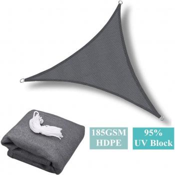 Toldo Jardín Triangular 95% Sombra HDPE
