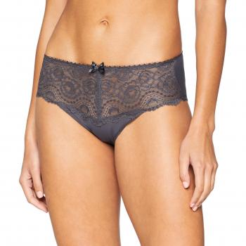 Braguita Culotte Midi Playtex Flower Elegance, Gris Plomo 08o, 44