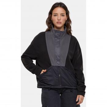 Giacca da Tuta Urban Classics Nera/Grigia