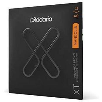 D'Addario XTM1140 XT Mandolin Strings, Medium, 11-40 Phosphor ...