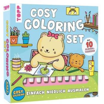 Topp Cosy Coloring Ausmalset – Einfach niedlich ausmalen
