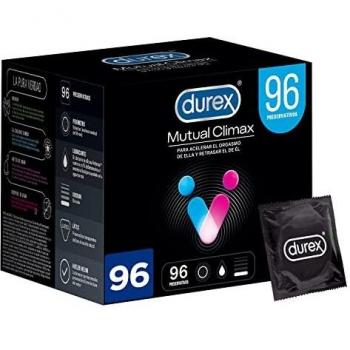 Durex Mutual Clímax con Puntos y Estrías 96 condones