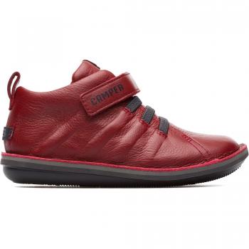 Zapatillas Camper Beetle, Altas para Niños, Rojo, Talla 33 EU