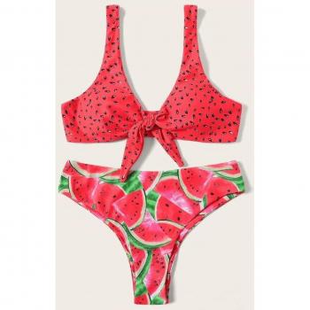 Maillot de bain noué femme une pièce
