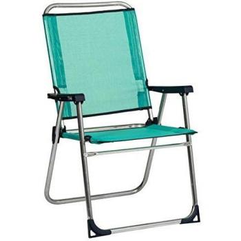 Sedia Fissa da Spiaggia con Struttura in Fibreline 57x89x60 cm