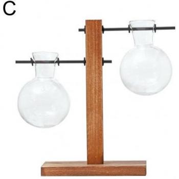Clear Glass Pot Hanging Planter