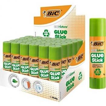 BIC Ecolutions 8 g Glue Stick Kit, 30 Units in Box