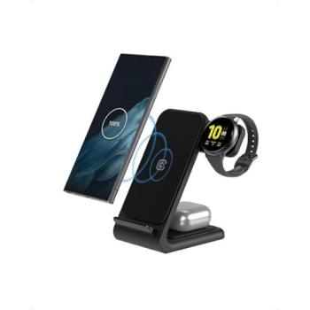 Powerspot Crong Induction Pivot – 15W, 3-En-1, Compatible Android & iOS