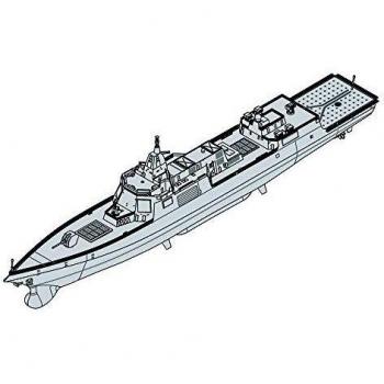 Maquette 1:700 Destroyer PLA Navy Type 055