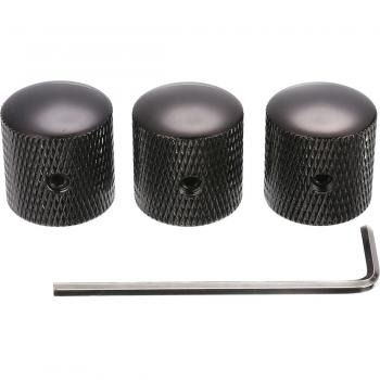 3pcs Durable Metal Knobs for Electric Guitar/Bass