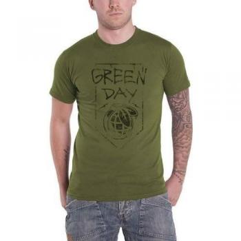 Camiseta Verde Brillante Green Day para Adultos