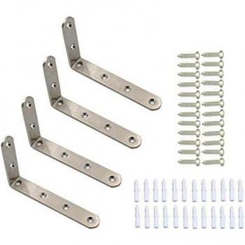 Kit de supports d'étagère en L