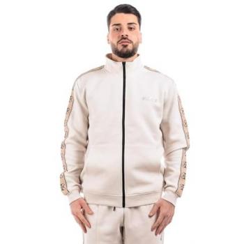 Men's GUESS Mickey Full Zip Hoodie in Muted Stone