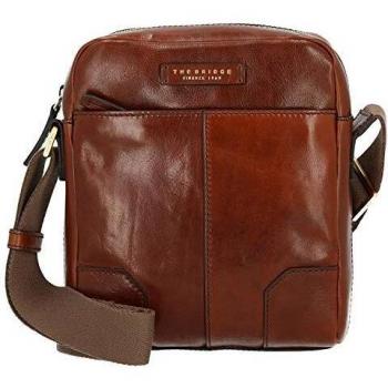 The Bridge Vespucci Men's Shoulder Bag Leather 21 cm Brown