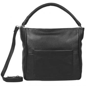 Gerry Weber Ascona 29 cm Black Leather Hobo Bag