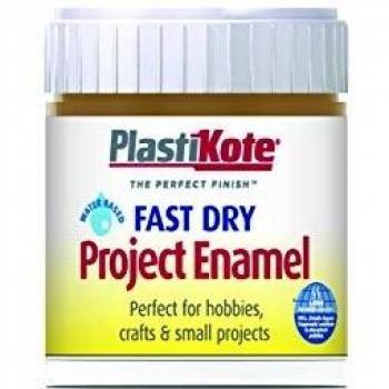 Plastikote Fast Dry Enamel Paint Nut Brown 59ml