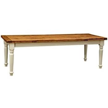 Table Rallonge Style Campagne Bois Tilleul Naturel