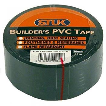 BT5033B PVC DPM Builder’s Tape – 50 mm × 33 m, Dark Shade