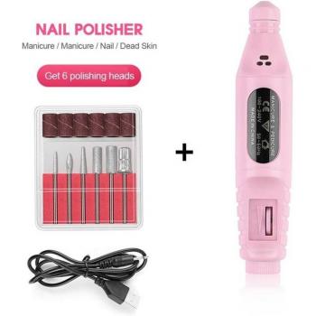 Portable Electric Nail File Kit