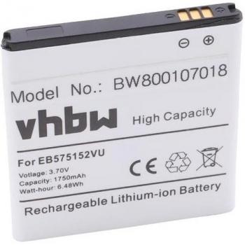 Batteria VHbw 1750 mAh per SGH‑t959v