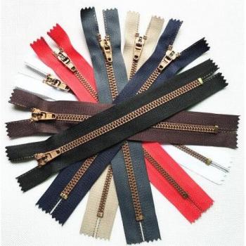 7-Pack 5# 18CM Bright Resin Nylon Zippers for DIY Sewing and Wallet Making