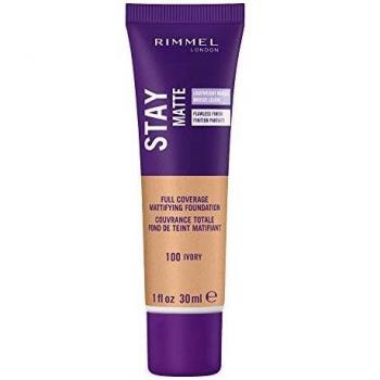 Rimmel London Stay Matte Foundation, Ivory, 30 ml