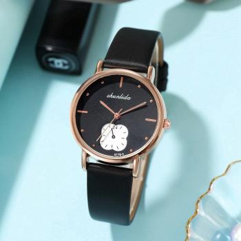 Rhinestone Clover Elite Women’s Watch