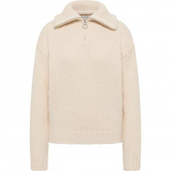 Mustang Damen Sweater Madera Weiß XL