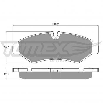 Kit frenata TOMEX TX 19‑51