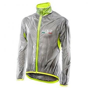 Six2 Regencape Gelb Fluo Transparent, Medium – Für Erwachsene