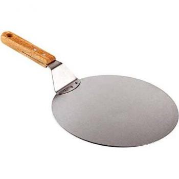 10 Stainless Steel Pizza Lifter with Wooden Handle by Waykea