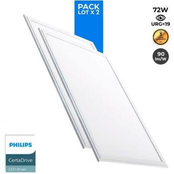 Elegante LED-Einbauleuchten 120x60 cm