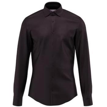 X‑Slim Businesshemd – Herren, Schwarz, 100 % Baumwolle, Skinny Fit, Kentkragen