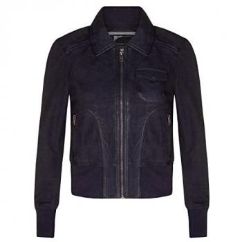 Infinity Leather Damen MA-1 Lederjacke
