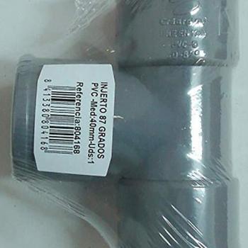 Pieza de Evacuación 87° 40MM PVC S&M