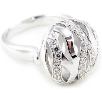 Bianco Anello Dea Argento 54
