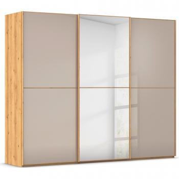 Schwarzer Schwebetürenschrank RAUCH “Scale‑Duo” – Dual-Türen-Design
