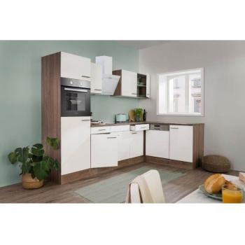 Cuisine Angulaire Chêne York Blanc Oliver 280x172 cm