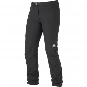 Mountain Equipment Damen‑Softshell-Hose Chamois – Schwarz, UK 8 – Langer Schnitt