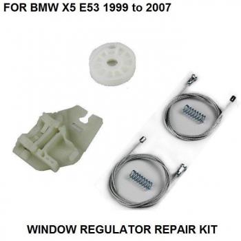 BMW X5 E53 Rear Left Electric Window Regulator Repair Kit (99-07 OE#51357125059)