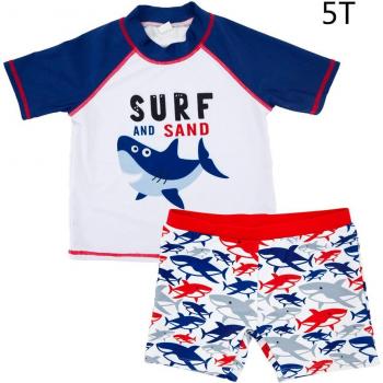 KAVKAS Dotted Swim Suit for Kids